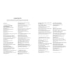 Table of contents for Fantastic Fungi cookbook 