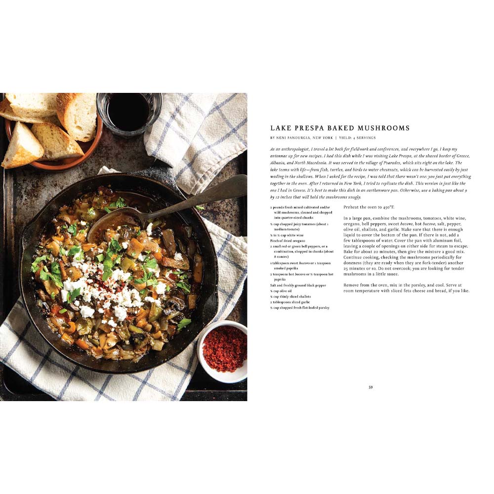 Interior pages of Fantastic Fungi cookbook 