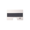 Gentlemen's hardware aluminum card holder on a white background