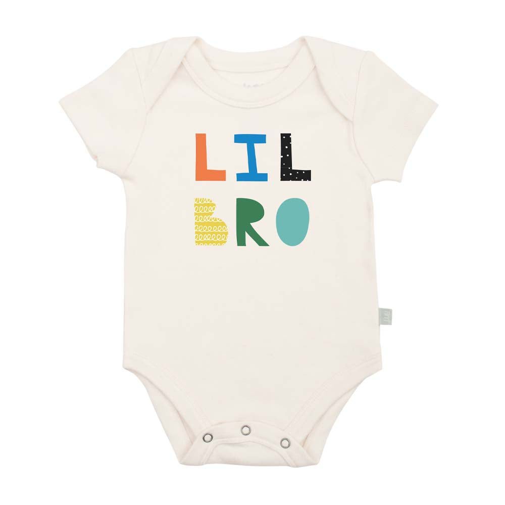 Baby Graphic Bodysuit - Lil Bro - Addison West 