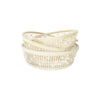 Bamboo Baskets on a white background