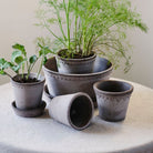 Berg's Pottery Grey Castle Pot Set - Addison West 