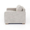 Side view of Four Hands Furniture brand Boone sofa in thames coal on a white background
