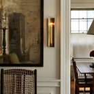 Brass Plated Channel Wall Sconce - Addison West 