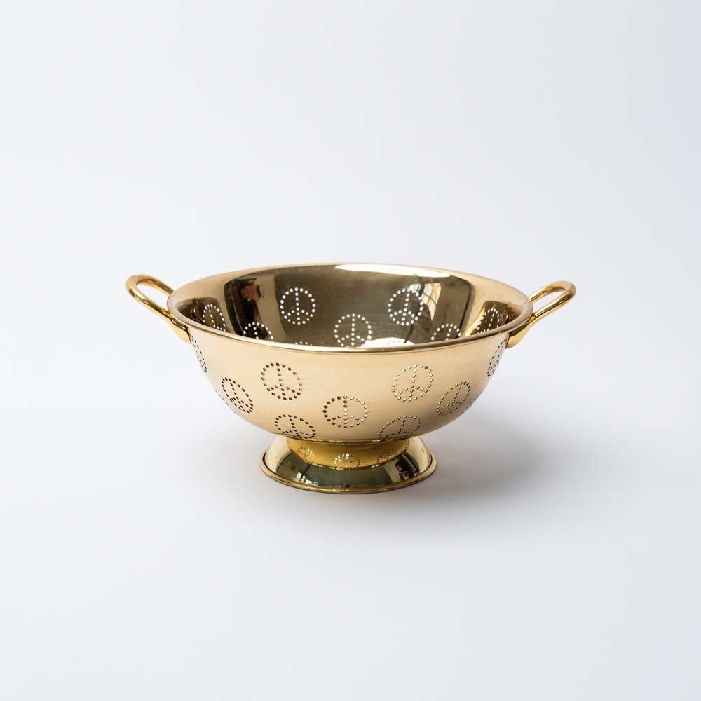 Brass Peace Colander