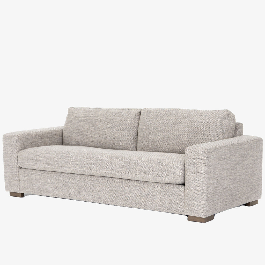 Four Hands Furniture brand Boone sofa in thames coal on a white background