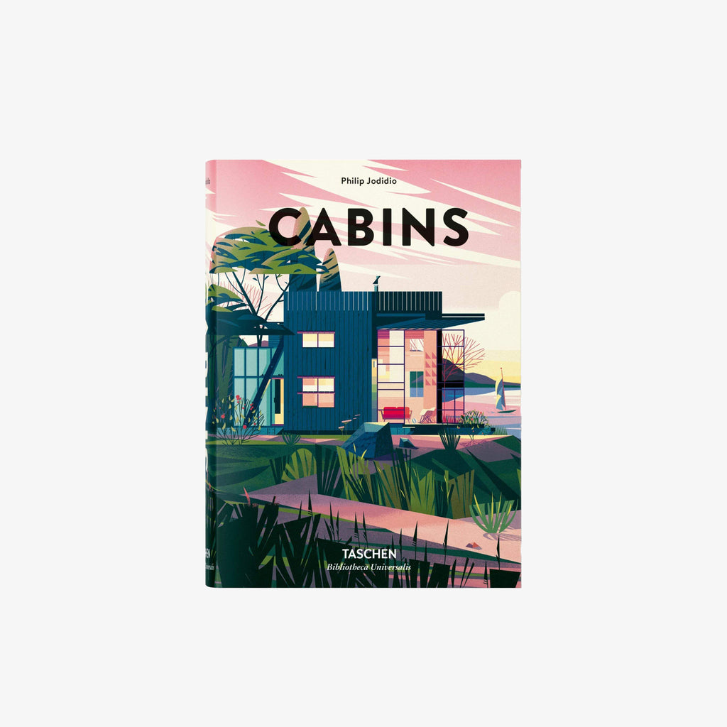 Taschen Cabins book on a white background
