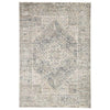 Jaipur Living CAICOS rug with tones of blue, gray, ivory, and cream on a white background