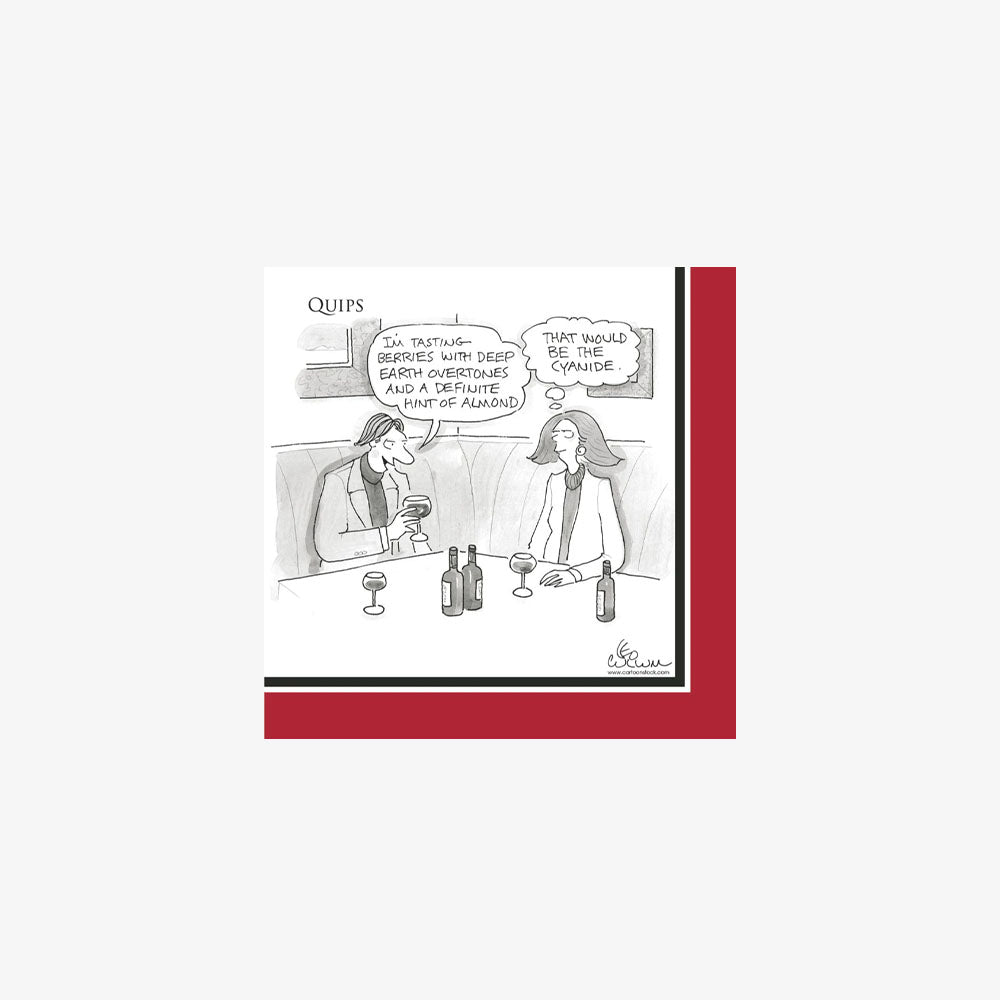 Cyanide Beverage Napkins - Addison West 