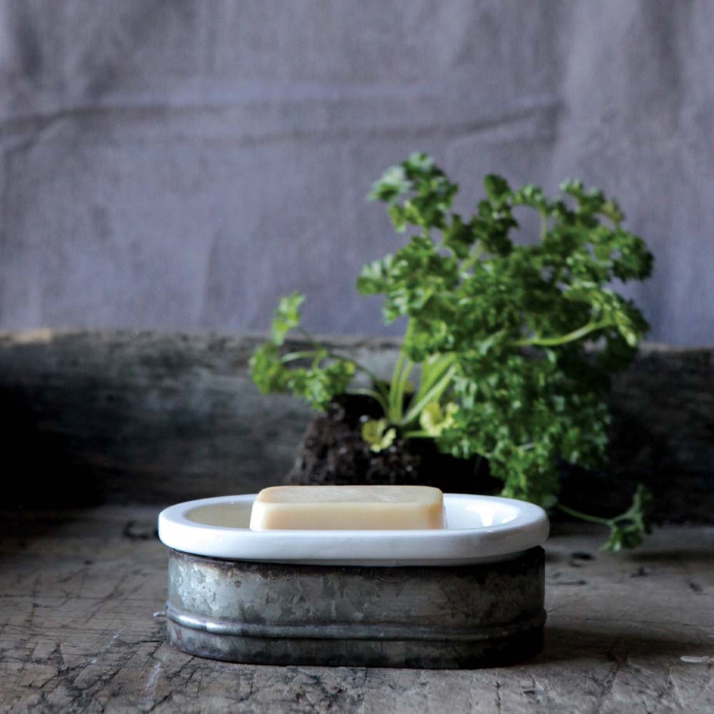 Galvanized Soap Dish - Addison West 