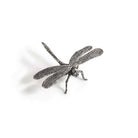 Antique pewter dragon fly by Zodax on a white background