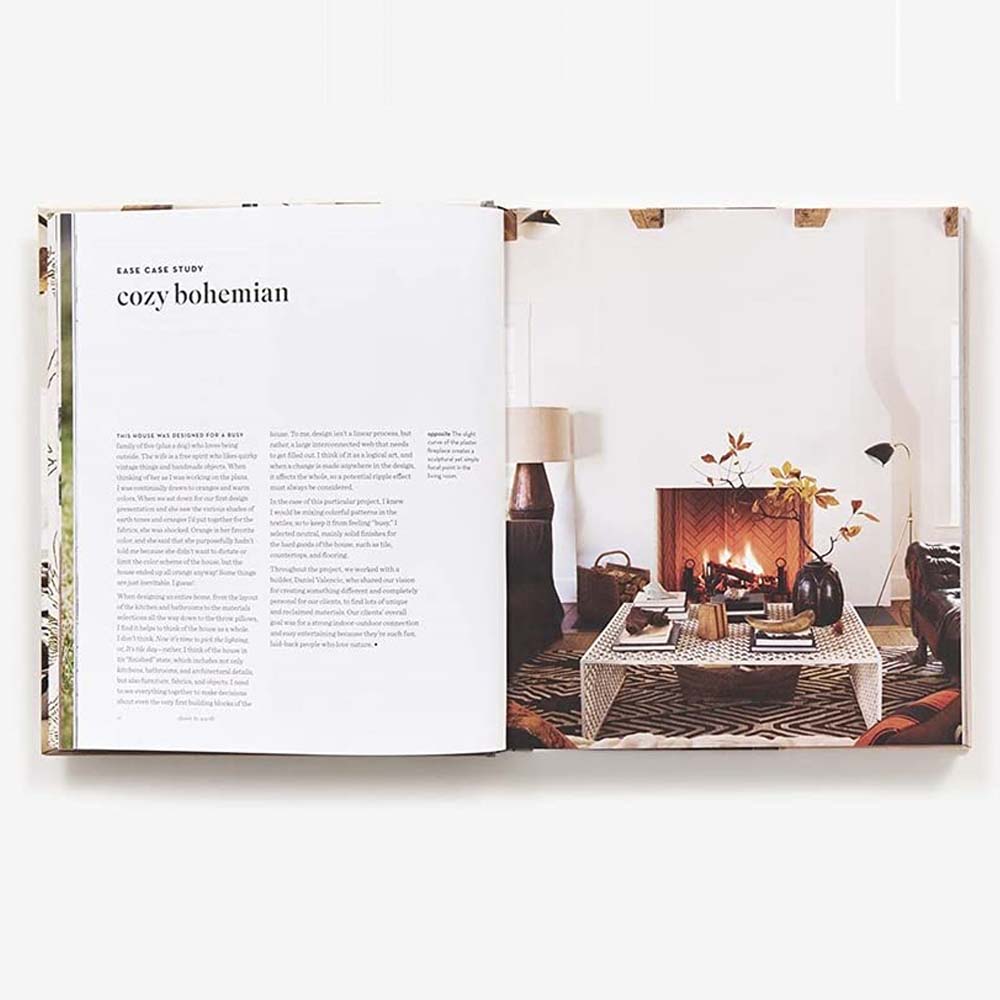 Inside pages of book 'Down to Earth' by Lauren Liess