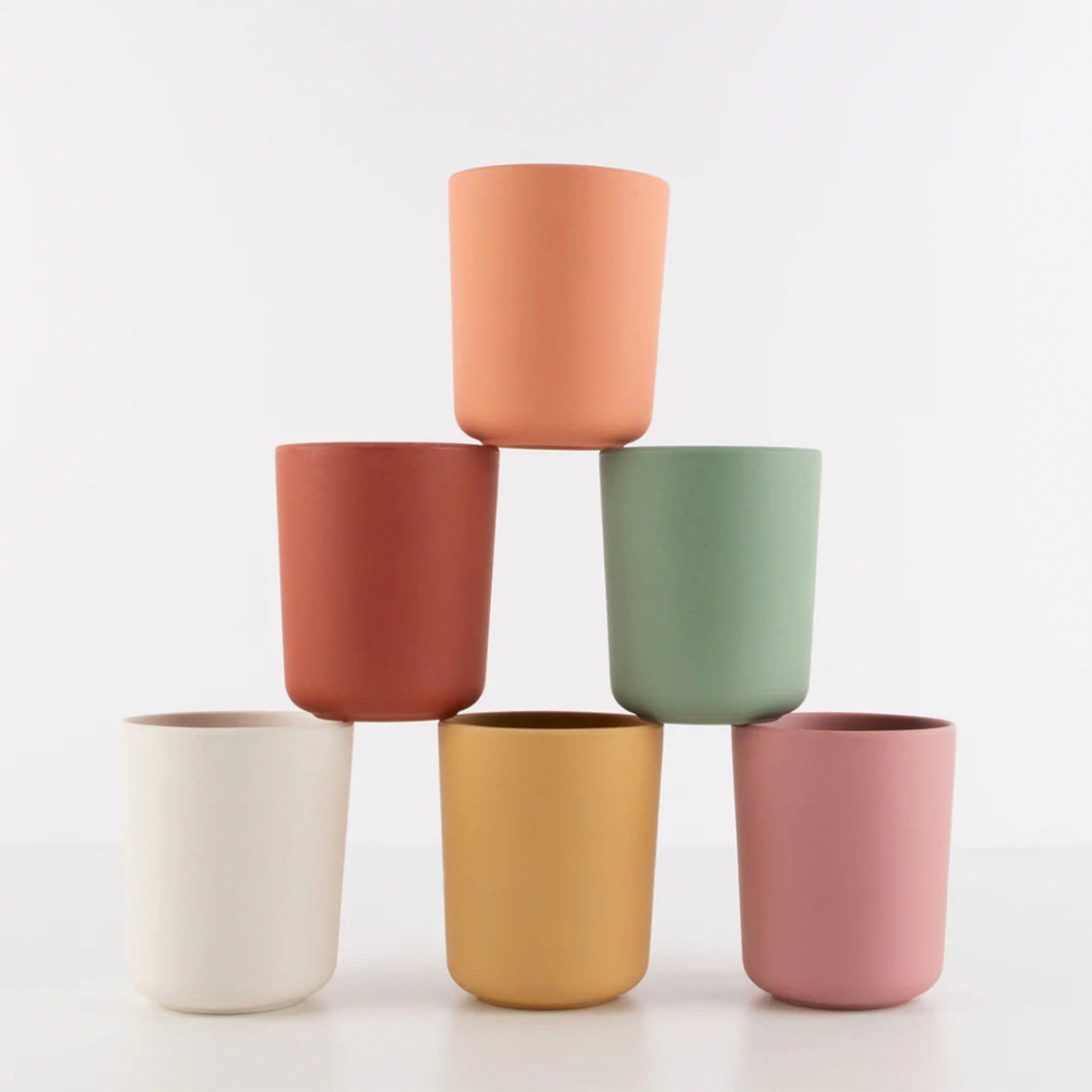 Meri Meri Earthy Reusable Bamboo Cups - Addison West 