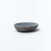 Natural Stone Flat dish on a white background