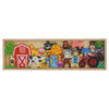 Wooden Farm A to Z Puzzle and Playset by beginagain toys on a white background