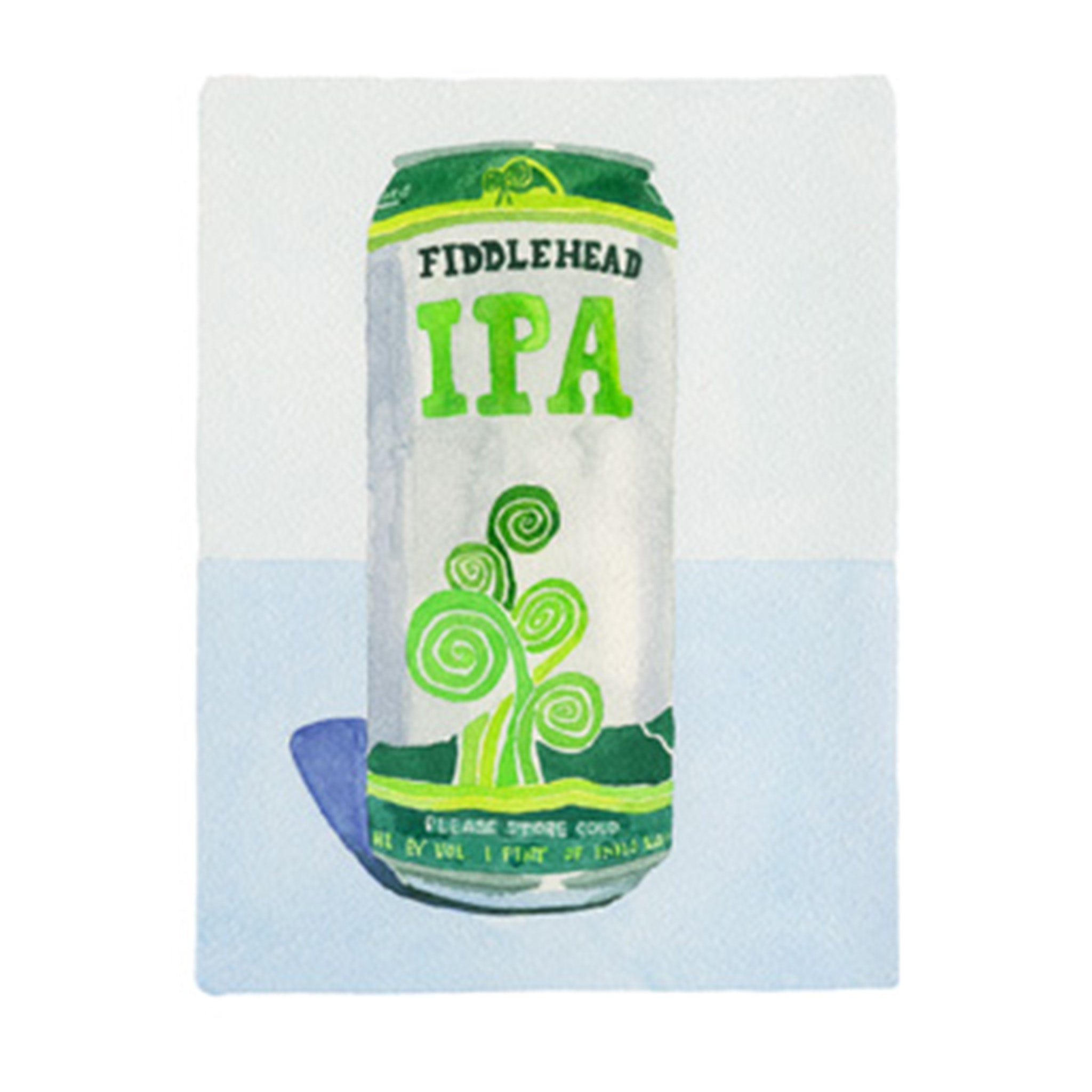 Fiddlehead Greeting Card - Addison West 