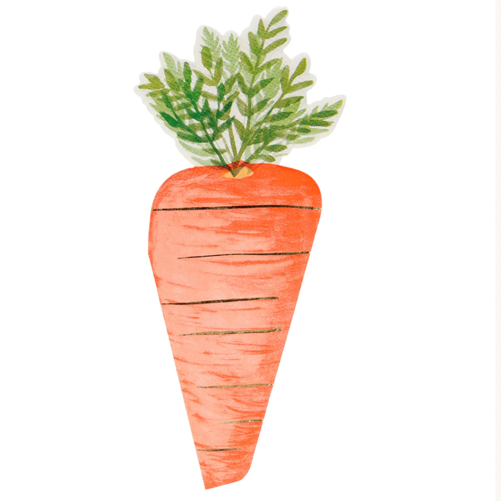Foiled Carrot Napkins - Addison West 