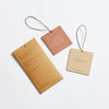 PF Candle Gold Coast Car Fragrance hanging tags on a white background