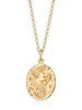 Scream Pretty brand gold Capricorn zodiac star sign necklace on a white background