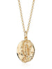 Scream Pretty brand gold Scorpio zodiac star sign necklace on a white background