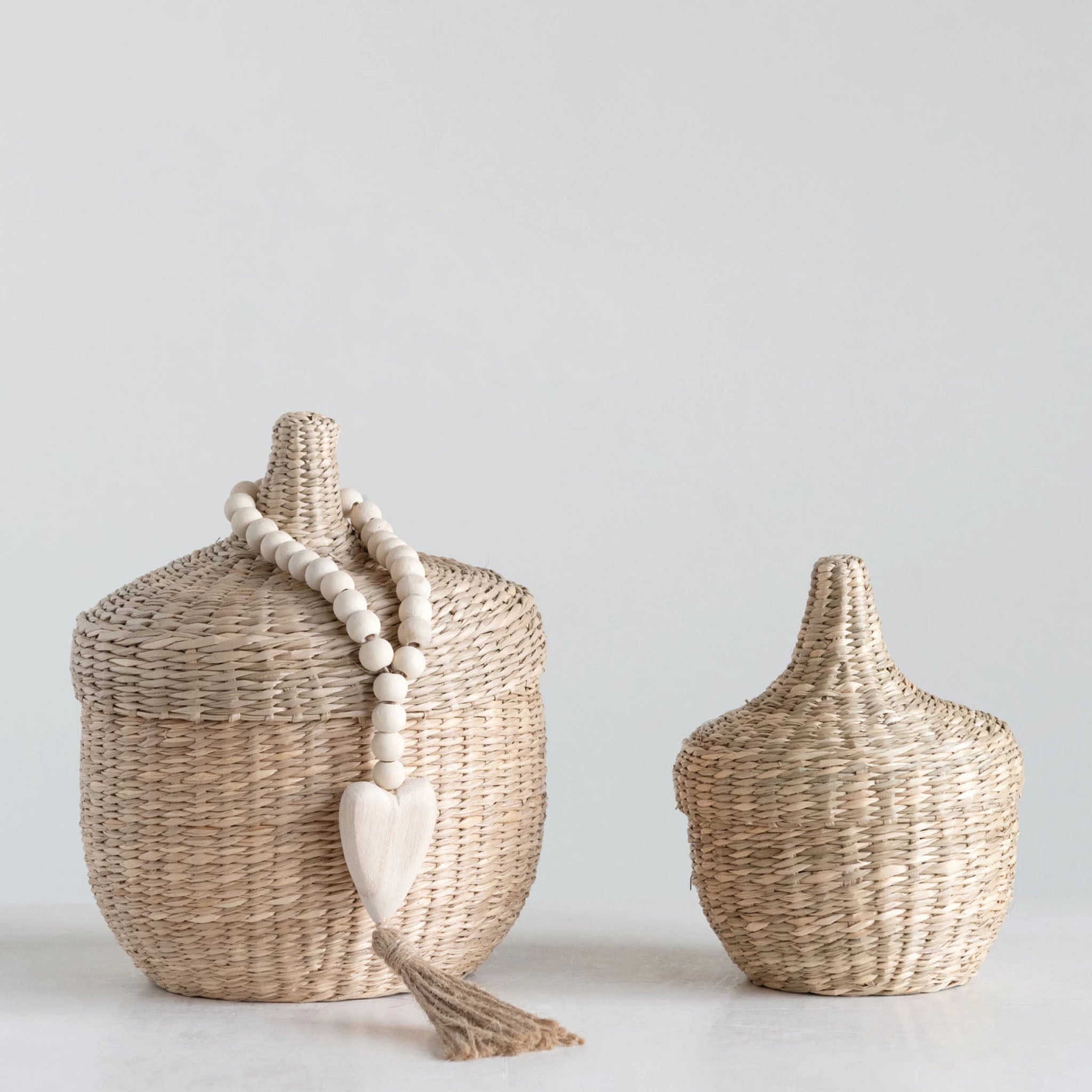 Seagrass Acorn Basket - Addison West 