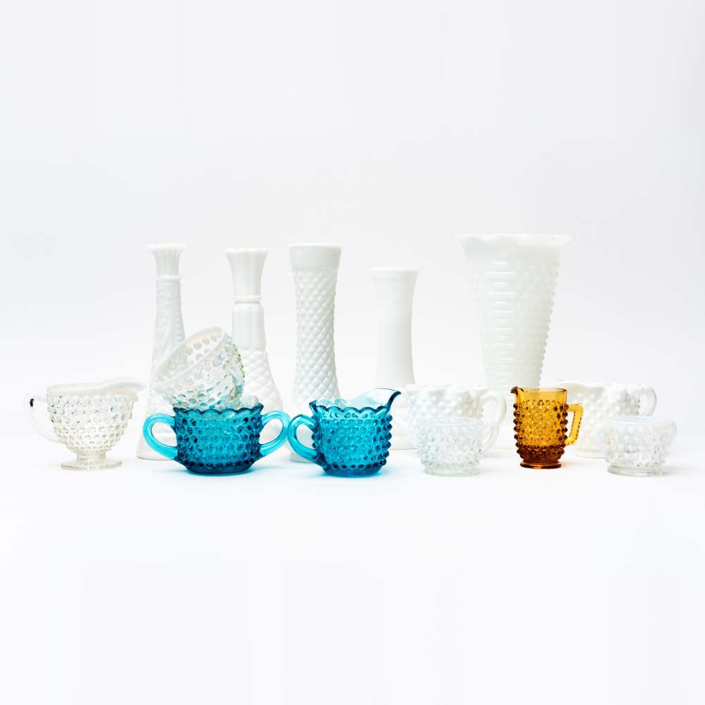 Vintage Hobnail Set - Blue - Addison West 