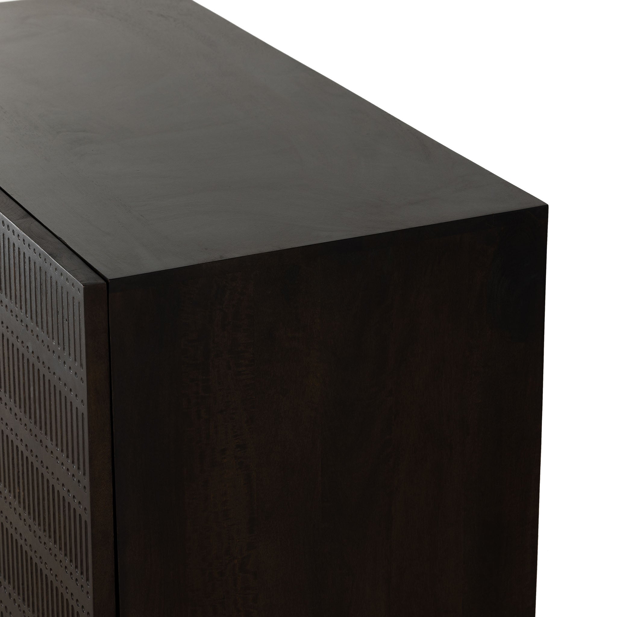 Four Hands Kelby Bar Cabinet - Vintage Brown - Addison West 