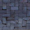 Close up image of dark blue mother of pearl inlay 
