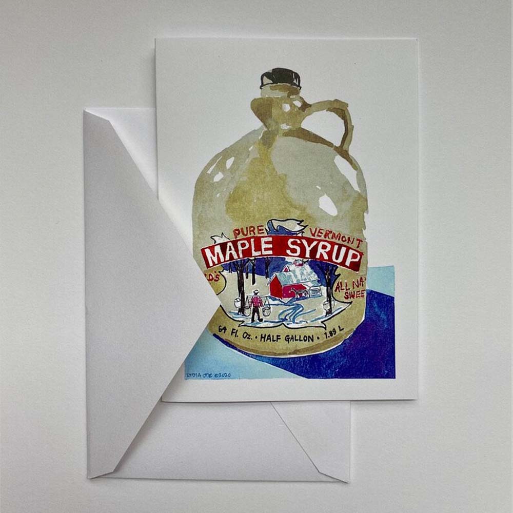 Maple Syrup Greeting Card - Addison West 