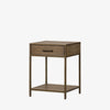 Four Hands Mason Nightstand in Dark Hazel on a white background