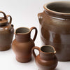 Collection of Poterie Renault brown pitchers and jugs 