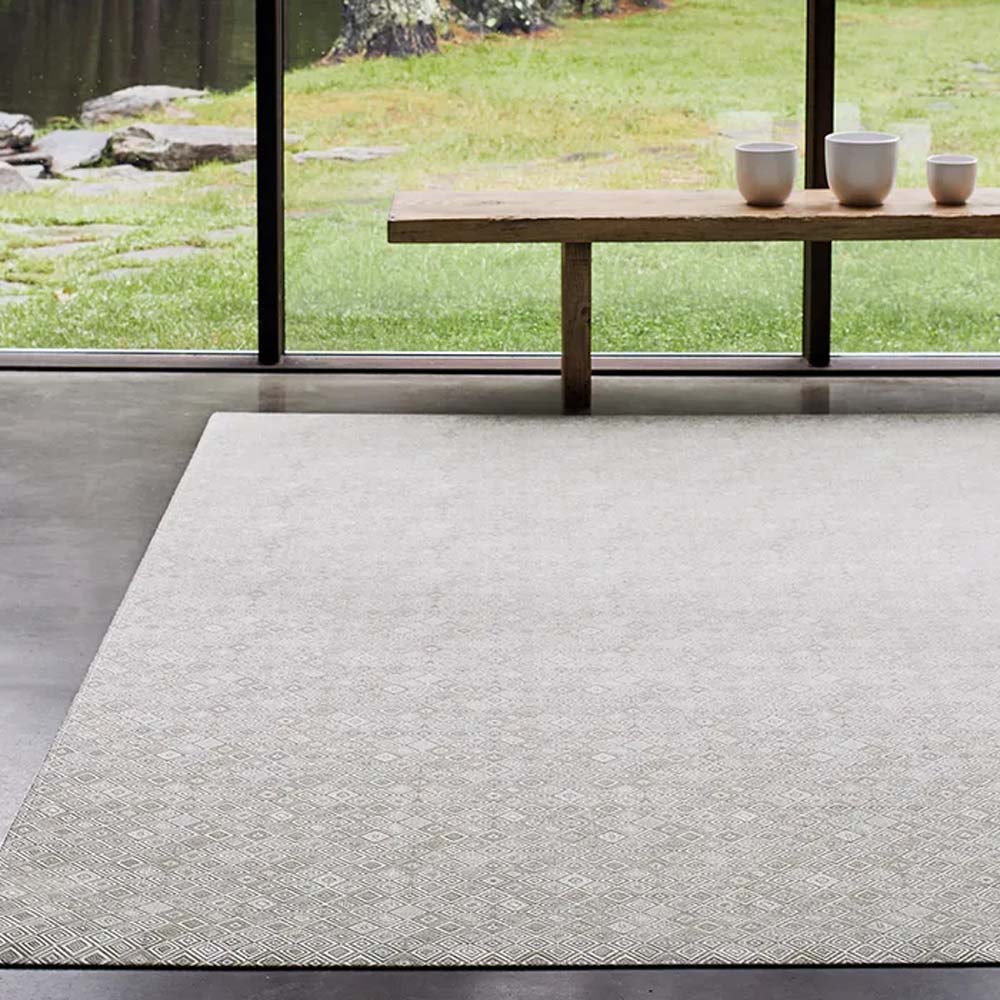 Chilewich Mosaic Woven Floor Mats - Grey - Addison West 