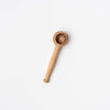 Olive Wood Spice Spoon on a white background