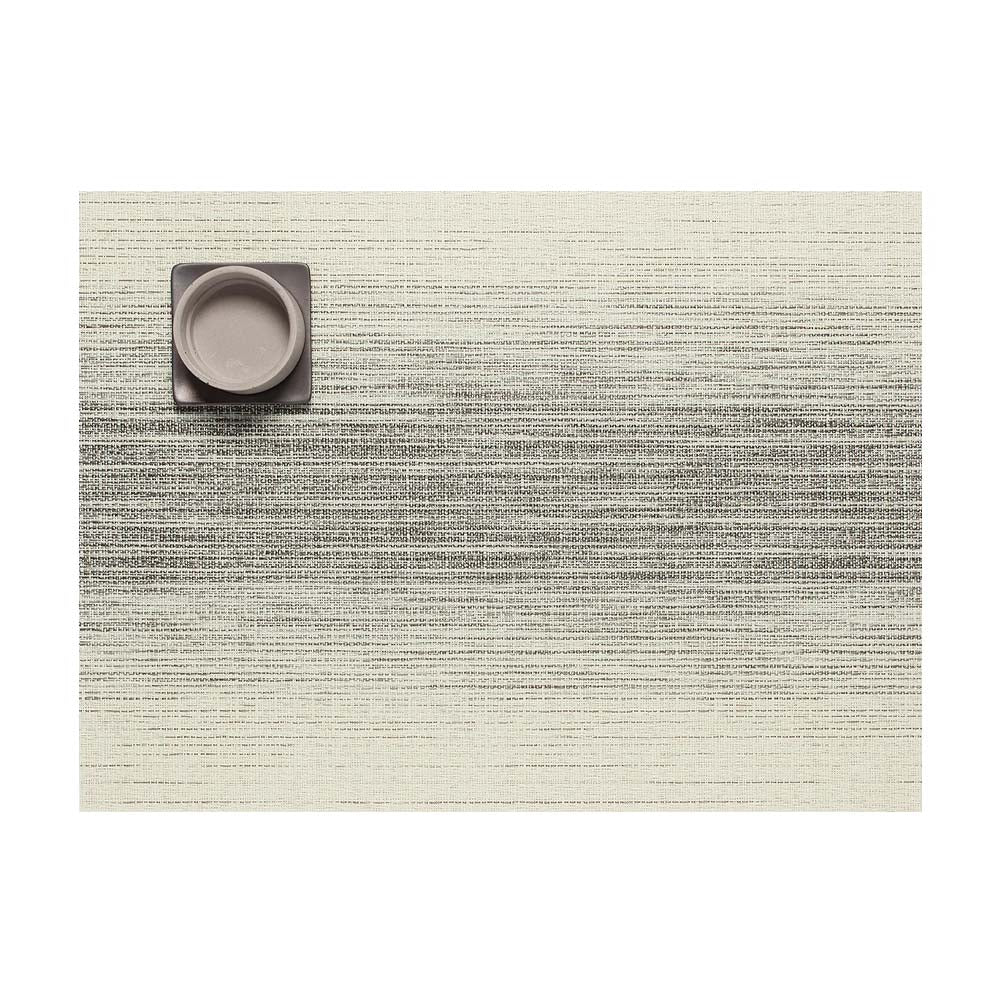 Chilewhich Ombre Rectangle Placemat in natural on a white background