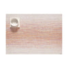 Chilewhich Ombre Rectangle Placemat in sunrise on a white background