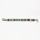 Best Friend Bracelet - Teal Navy Ivory + Gold Blush Multi Stripe - Addison West 