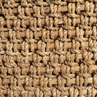rattan frame and natural rope Palecek Green Oaks Pendant light on a white background