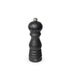 Peugeot Paris brand graphite wood seven inches pepper mill on a white background