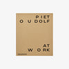 Brown front cover of book: Piet Oudolf At Work on a white background