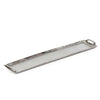 Zodax rectangular Aluminum Tray with handles on a white background