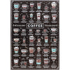Completed Coffee Lover's jigsaw puzzle on a white background