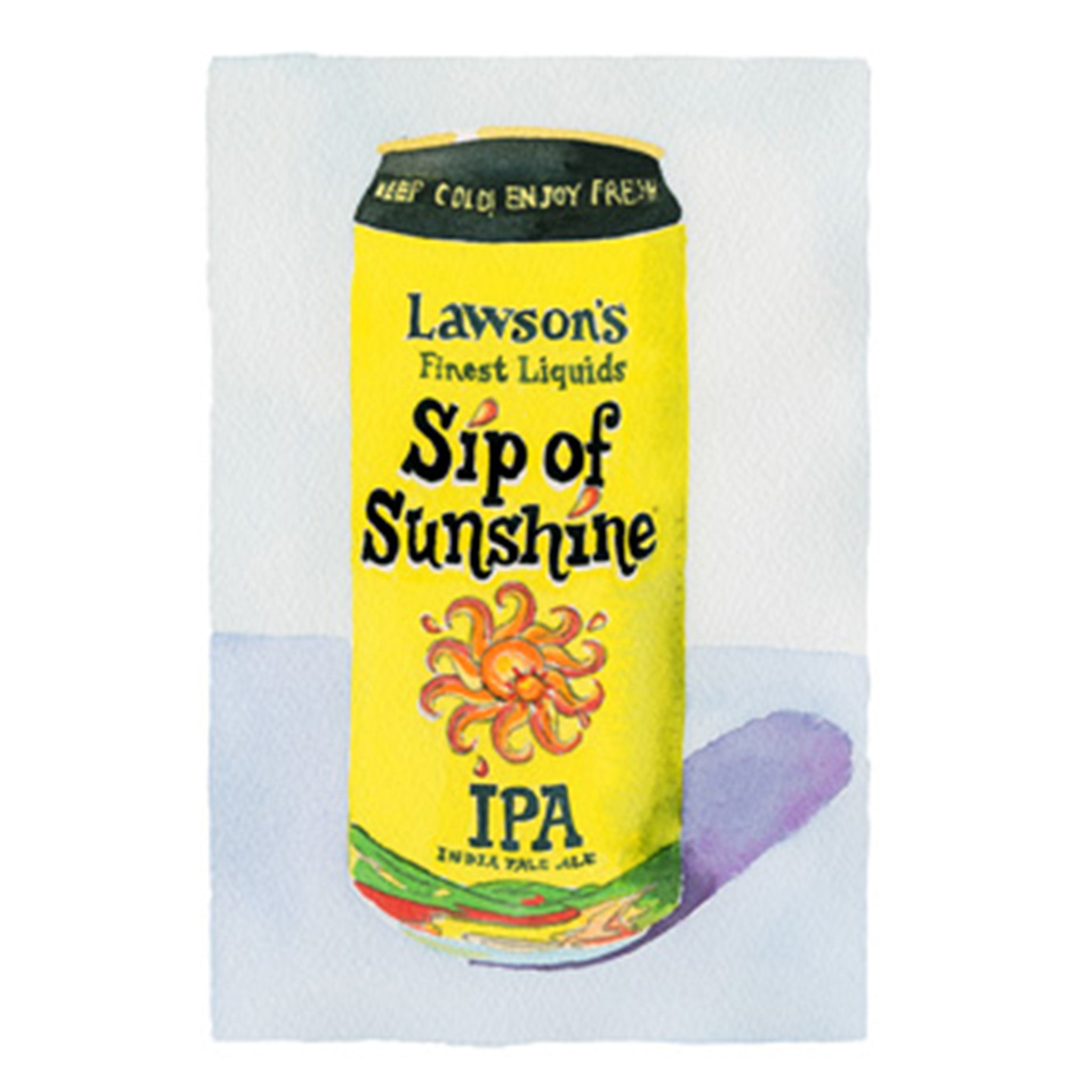 Sip of Sunshine Greeting Card - Addison West 