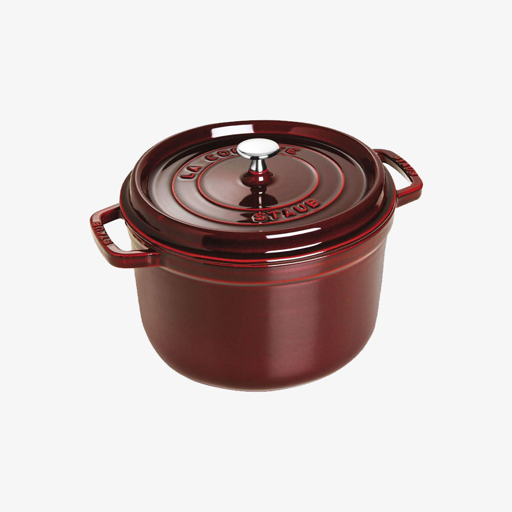 Staub - Cast Iron 5-qt Tall Cocotte - White