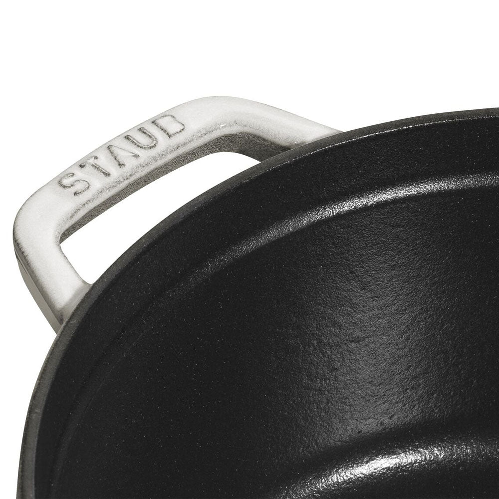 Staub Round Cocotte, 7qt, White – Be Home