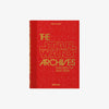 Red and gold front cover of book titled: The Star Wars Archives. 1999–2005.  on a white background