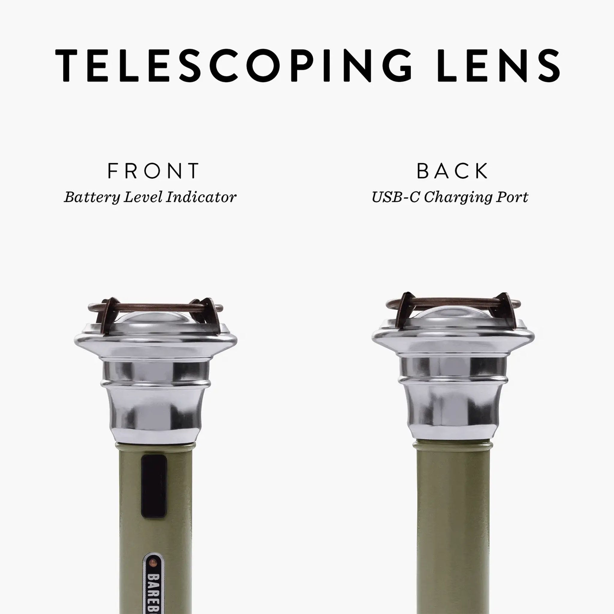 Barebones Vintage Flashlight in Olive - Addison West 