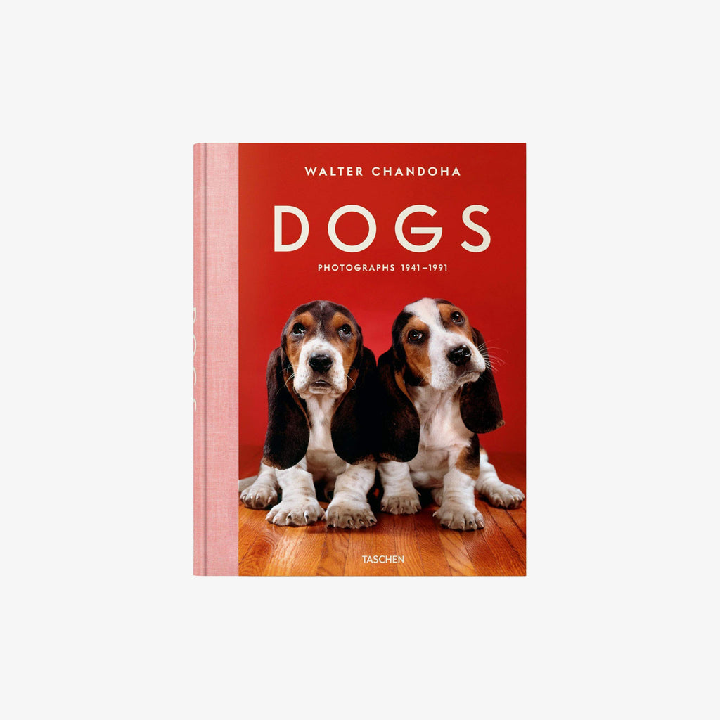 Front cover of book titled: Walter Chandoha. Dogs. Photographs 1941–1991