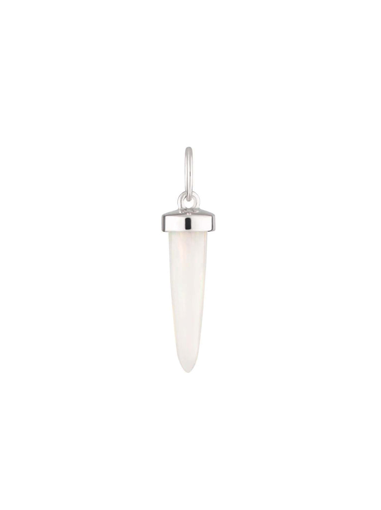 Scream Pretty brand opal spike pendant on a white background