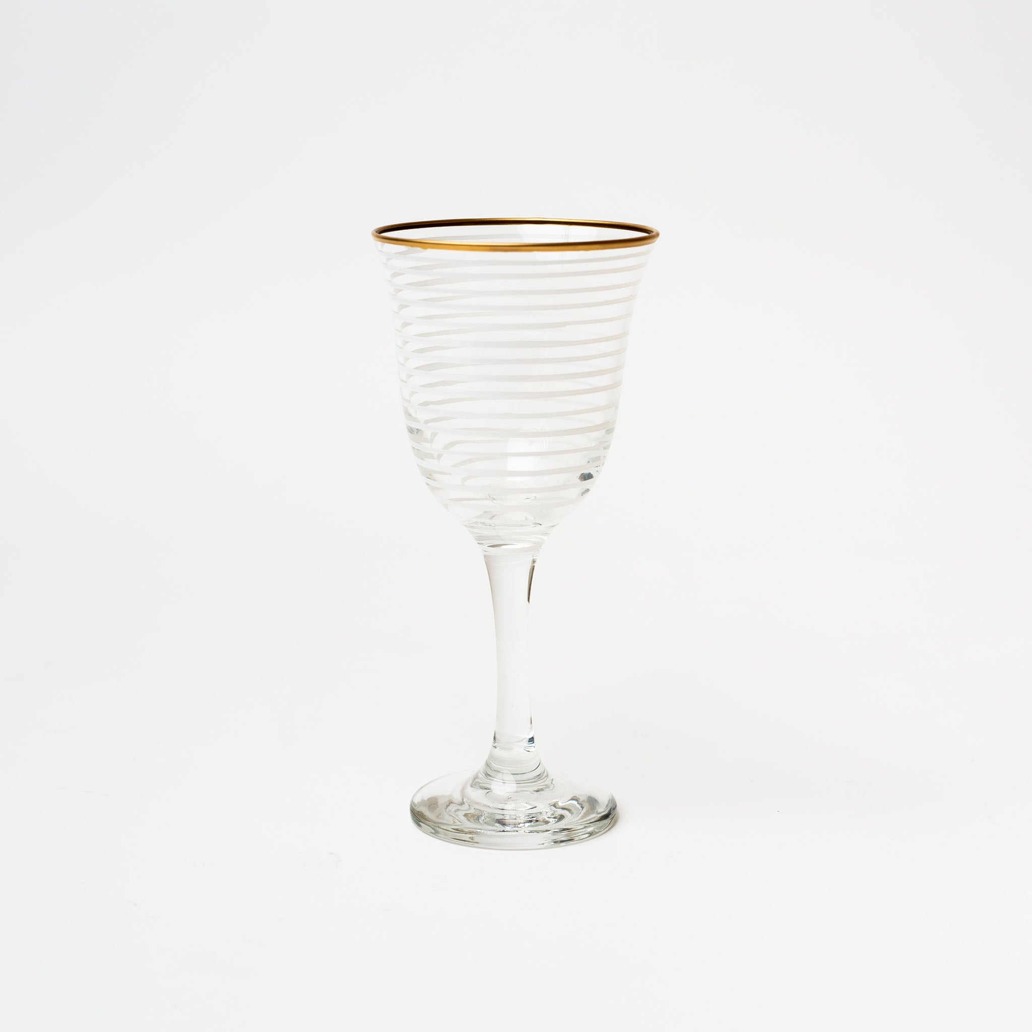 White Panorama Wine Glass - Addison West 