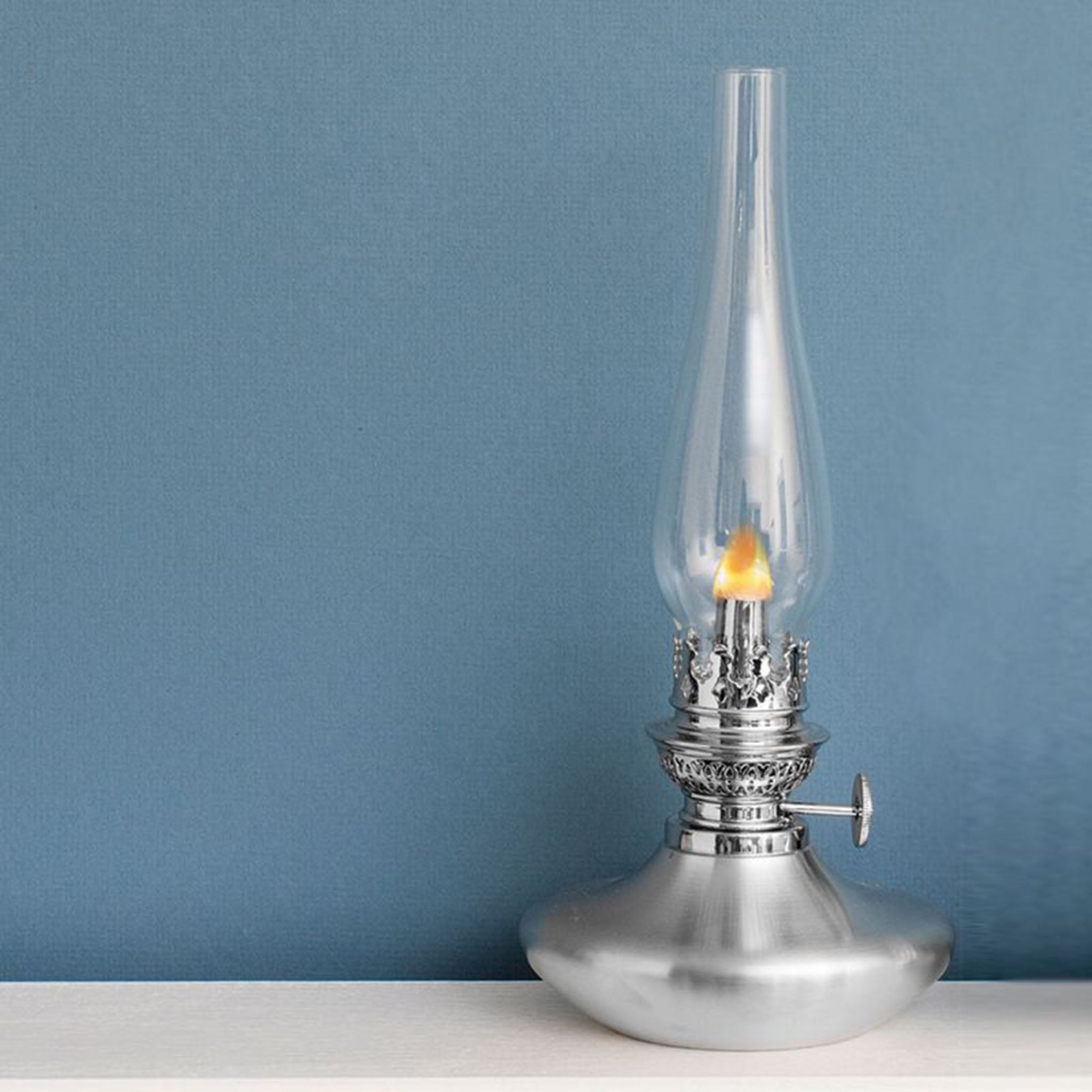 Danforth Captain Oil Lamp With 7" Globe - Addison West 